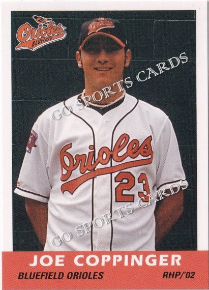 2002 Bluefield Orioles Joe Coppinger