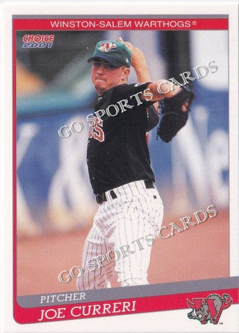 2001 Winston Salem Warthogs Joe Curreri