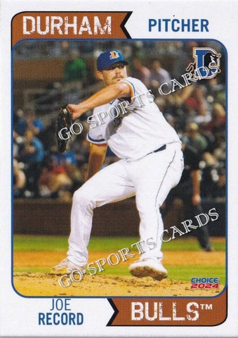 2024 Durham Bulls Joe Record