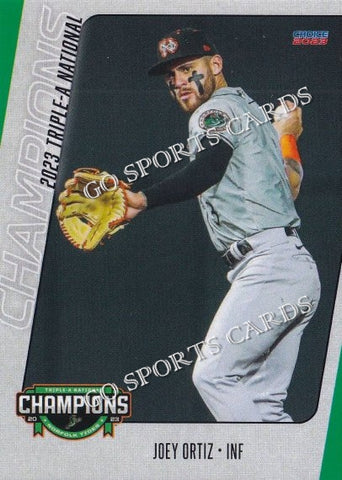 2023 Norfolk Tides Champions Joey Ortiz