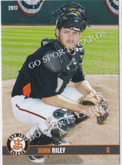 2017 San Jose Giants John Riley – Go Sports Cards