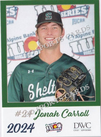2024 Shelton State Community College Buccaneers JUCO Jonah Carroll
