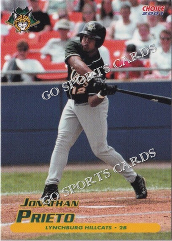 2001 Lynchburg Hillcats Jonathan Prieto