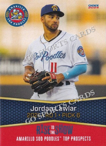 2024 Amarillo Sod Poodles Rise To The Show Jordan Lawlar
