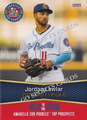 2024 Amarillo Sod Poodles Rise To The Show Jordan Lawlar