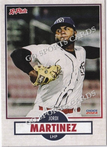2024 Reading Fightin Phils 3rd Jordi Martinez