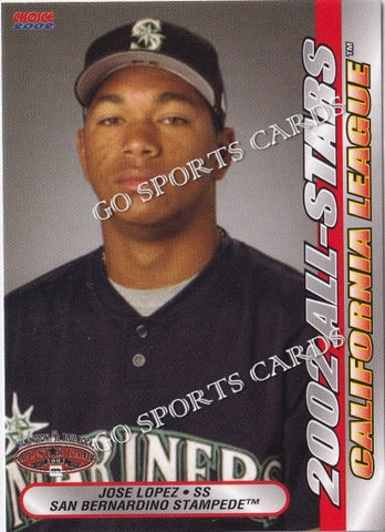 2002 California Carolina League All Star Game Jose Lopez