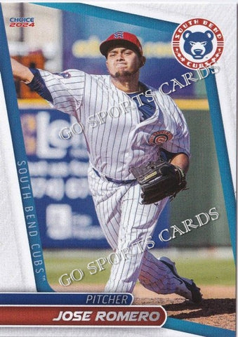 2024 South Bend Cubs Jose Romero