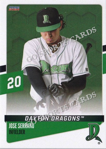 2024 Dayton Dragons Jose Serrano
