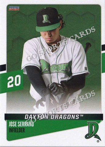 2024 Dayton Dragons Jose Serrano