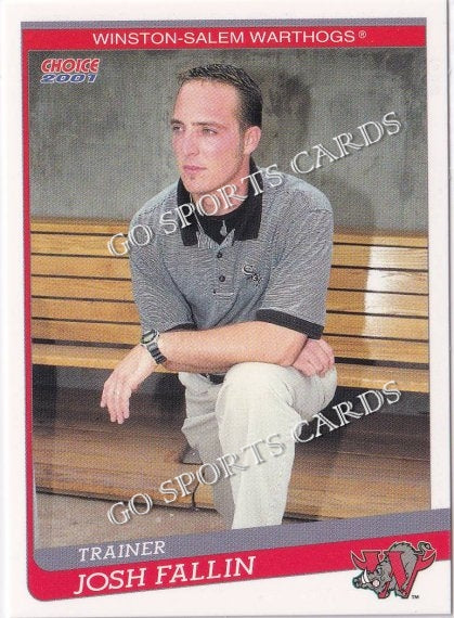 2001 Winston Salem Warthogs Josh Fallin