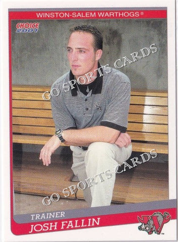 2001 Winston Salem Warthogs Josh Fallin