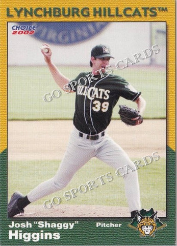 2002 Lynchburg Hillcats Josh Shaggy Higgins