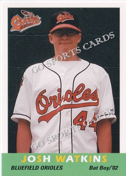 2002 Bluefield Orioles Josh Watkins