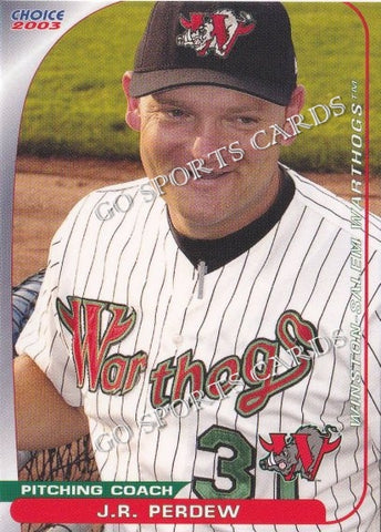 2003 Winston Salem Warthogs JR Perdew