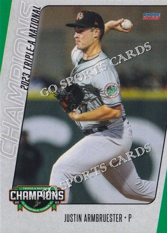 2023 Norfolk Tides Champions Justin Armbruester
