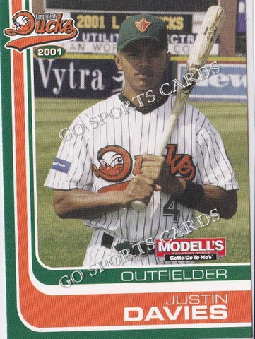 2001 Long Island Ducks Justin Davies