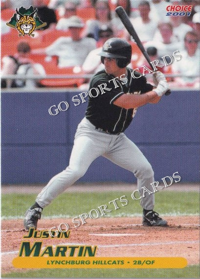 2001 Lynchburg Hillcats Justin Martin