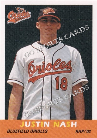 2002 Bluefield Orioles Justin Nash