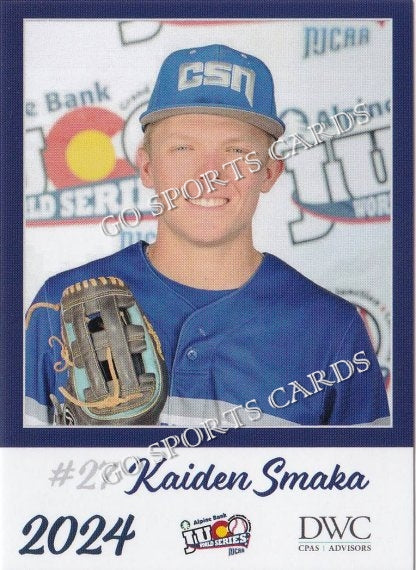 2024 College of Southern Nevada Coyotes JUCO Kaiden Smaka