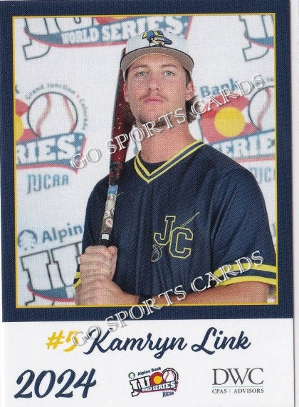 2024 Johnson County Community College Cavaliers JUCO Kamryn Link