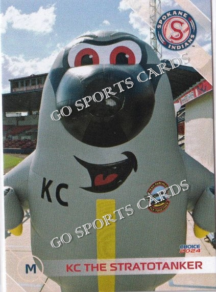 2024 Spokane Indians KC The Straotanker Mascot