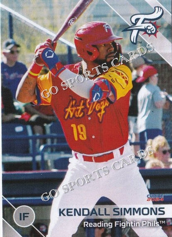 2024 Reading Fightin Phils 2nd Kendall Simmons