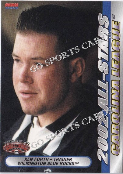 2002 California Carolina League All Star Game Ken Forth