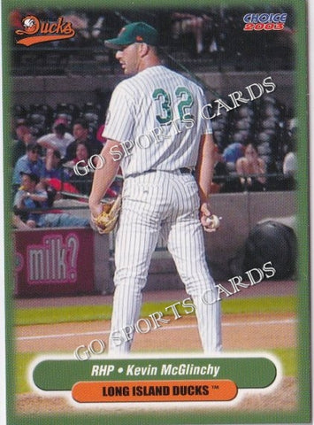 2003 Long Island Ducks Kevin McGlinchy