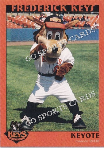 2002 Frederick Keys Keyote Mascot
