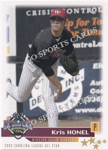 2003 California Carolina League All Star Game Kris Honel