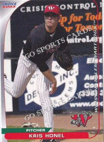 2003 Winston Salem Warthogs Kris Honel