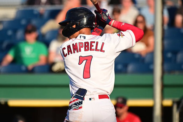 2024 Greenville Drive Kristian Campbell Autograph IP Auto Signed RC Red Sox