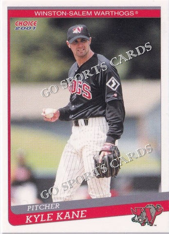 2001 Winston Salem Warthogs Kyle Kane