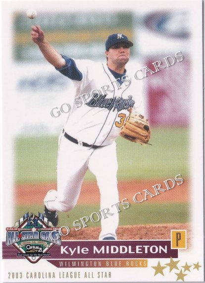 2003 California Carolina League All Star Game Kyle Middleton
