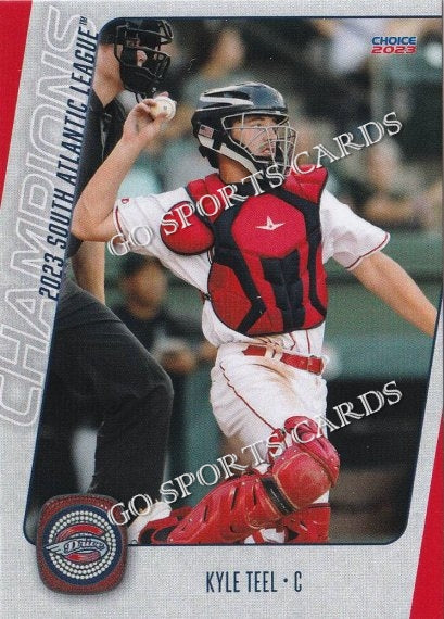 2023 Greenville Drive Champions Kyle Teel