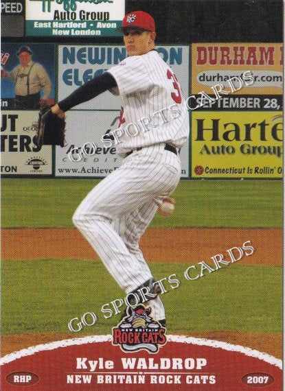 2007 New Britain Rock Cats Kyle Waldrop