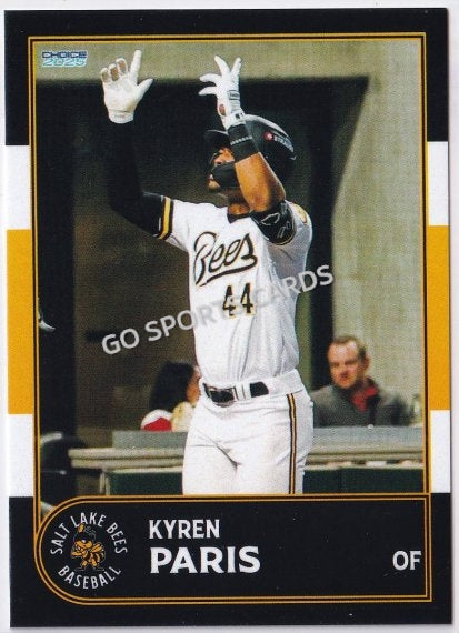 2025 Salt Lake Bees Kyren Paris