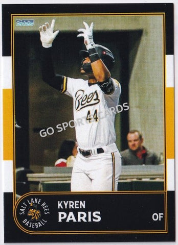 2025 Salt Lake Bees Kyren Paris