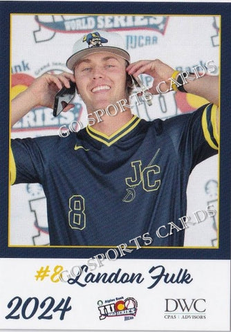 2024 Johnson County Community College Cavaliers JUCO Landon Fulk