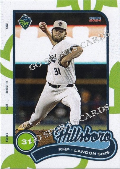 2024 Hillsboro Hops Landon Sims