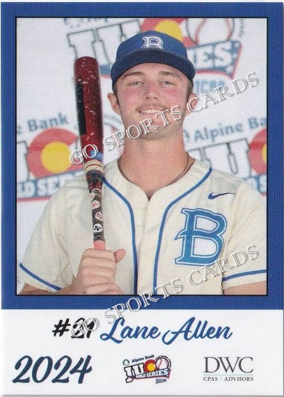 2024 Blinn College Buccaneers JUCO Lane Allen
