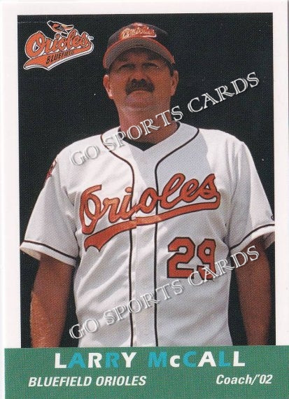 2002 Bluefield Orioles Larry McCall