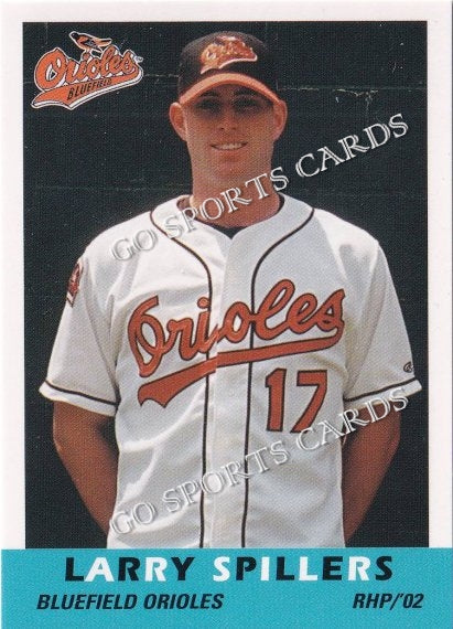 2002 Bluefield Orioles Larry Spillers