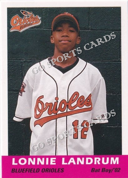 2002 Bluefield Orioles Lonnie Landrum
