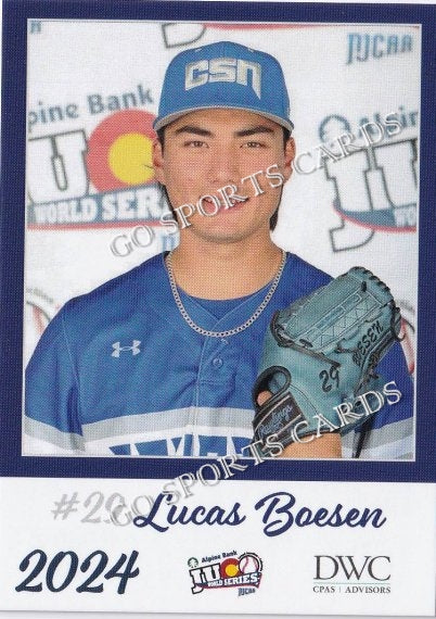 2024 College of Southern Nevada Coyotes JUCO Lucas Boesen