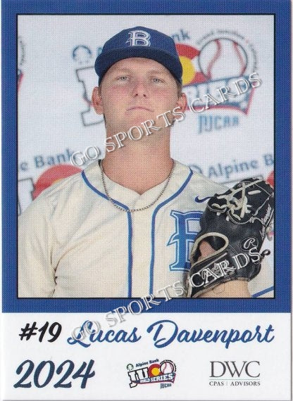 2024 Blinn College Buccaneers JUCO Lucas Davenport
