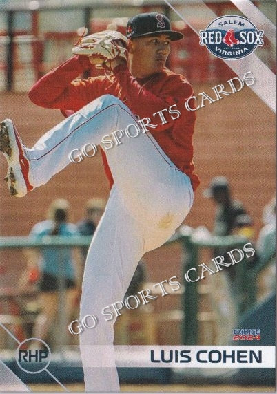 2024 Salem Red Sox Luis Cohen