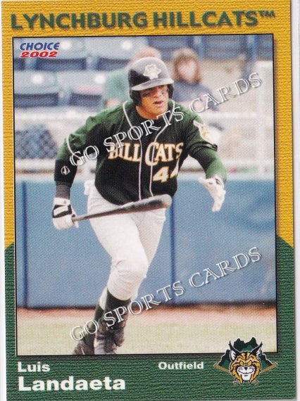 2002 Lynchburg Hillcats Luis Landaeta