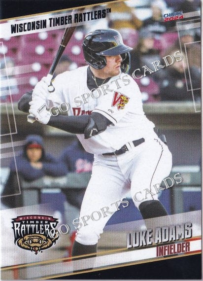 2024 Wisconsin Timber Rattlers Luke Adams